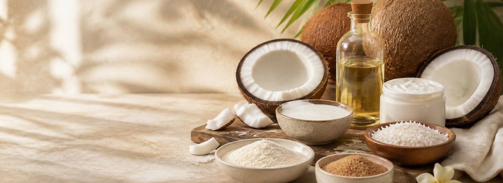 Coconut Ingredients Category Banner